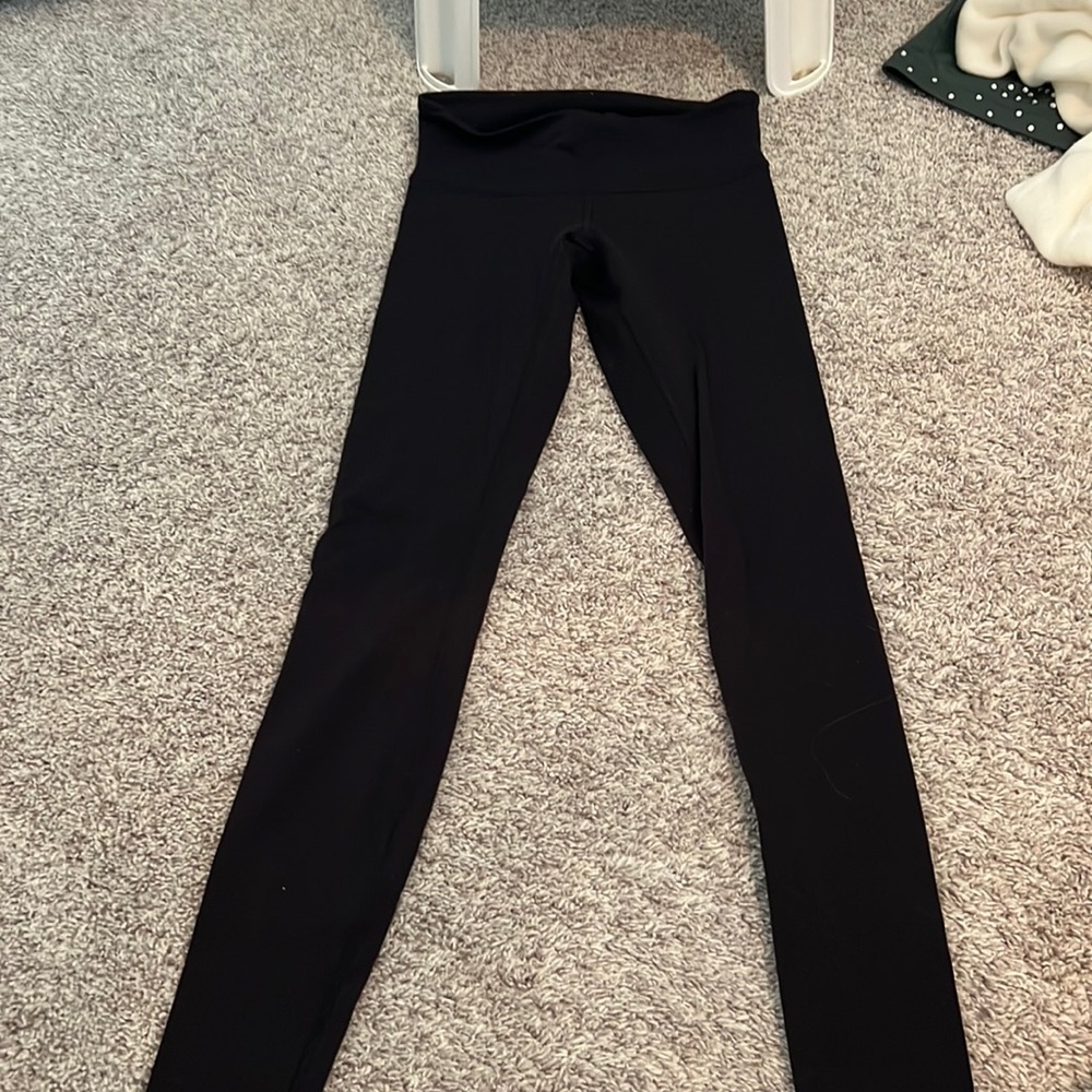 Size 4 Black Lululemon Leggings